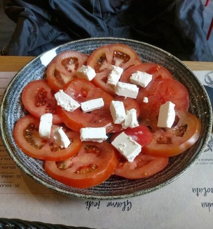 12 Takeout Orders That Are So Bad They’re Funny tomato salad