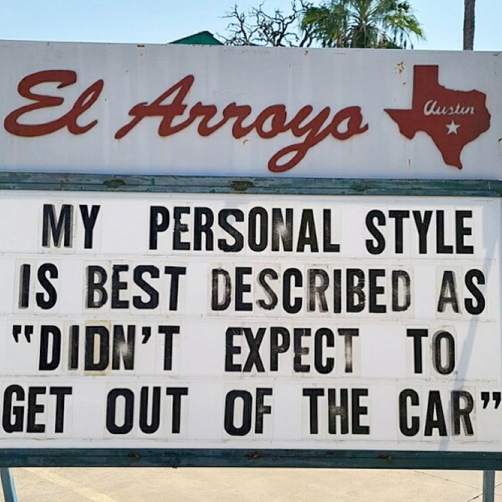 El Arroyo Funny Signs