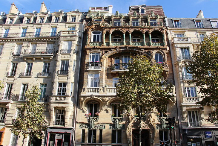 Art Nouveau Buildings The Lavirotte Building in Paris, France