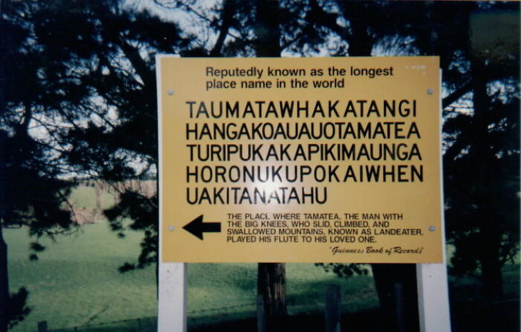 Odd Encounters in the World That Seem Ordinary to Locals place in New Zealand has the longest place name