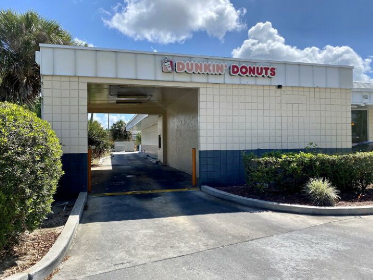 Superficially Renovated Buildings Dunkin’ Donuts drive-thru