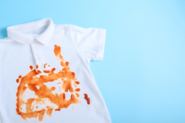 Stain removal tips, ketchup