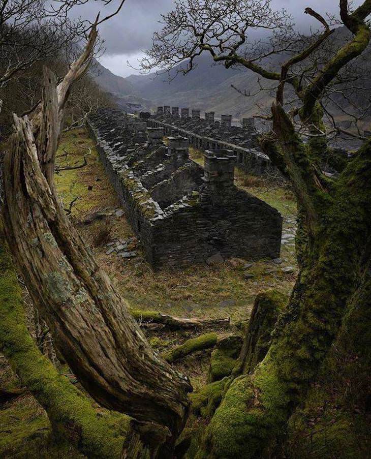 Extraordinary and Poignant Images Abandoned miners' cottages Wales