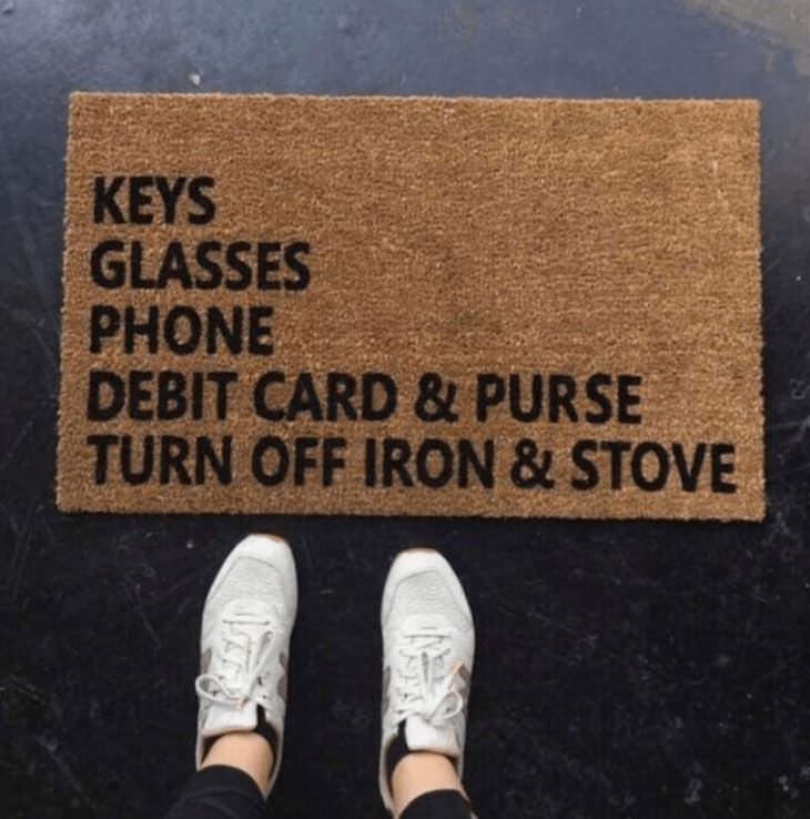 15 Hilariously Creative Doormats list