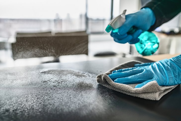 Disinfecting Surfaces, kitchen cleaning