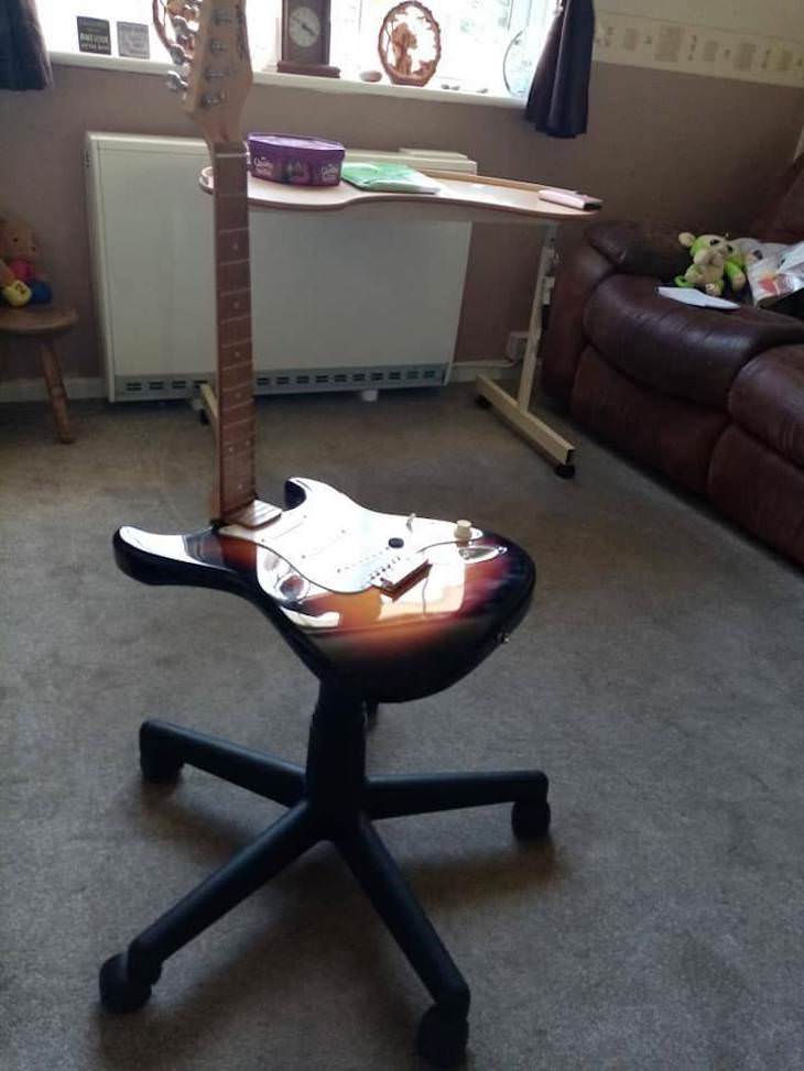 15 Hilarious Failures at Simple Tasks guitar chair