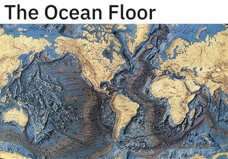 Charts Vol 5 map of the ocean floor