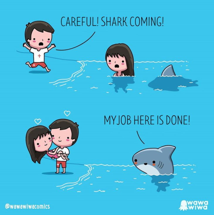Wawawiwa Comics shark