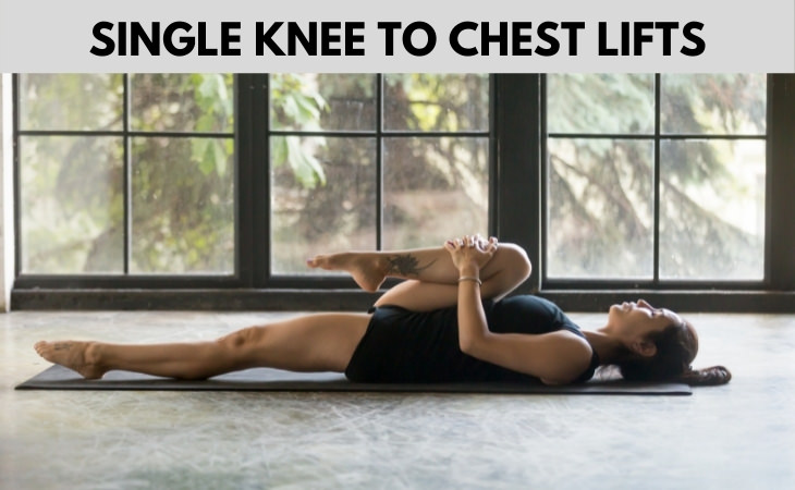Exercises That Reduce Arthritic Back Pain knee-to-chest stretch