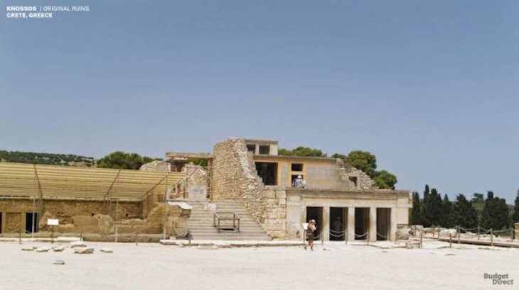 Amazing Digital Reconstruction of Ancient Palaces Knossos Palace, Greece