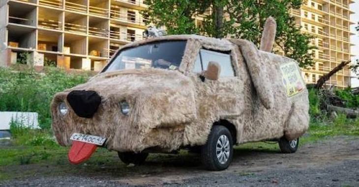 Wackiest Car Modifications, dog