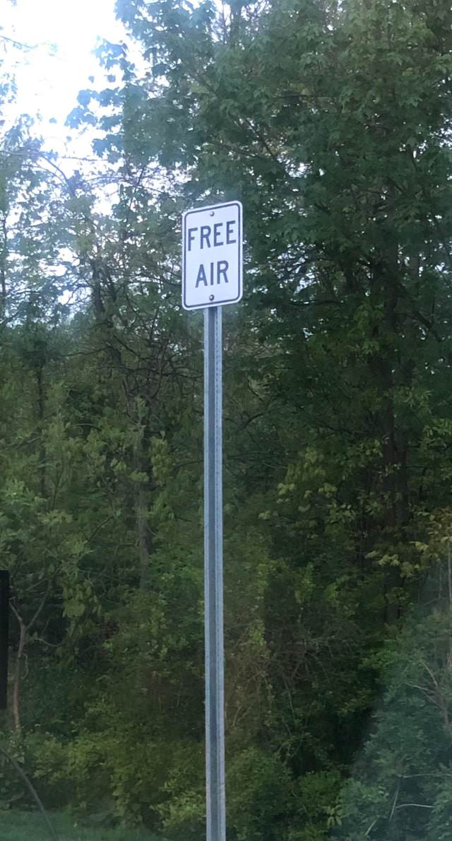funny signs free air