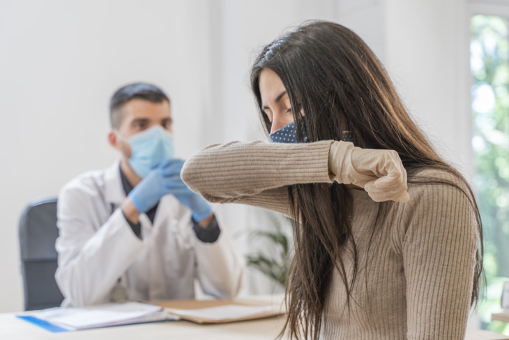 Black Fungus Covid-19 patient coughing