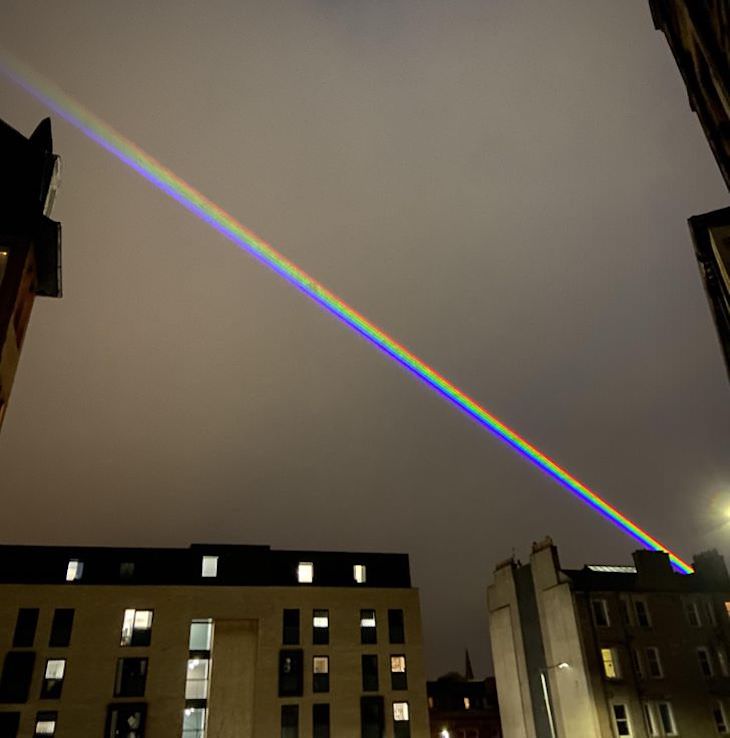 16 Photos Celebrating the Immense Power of Nature rainbow laser