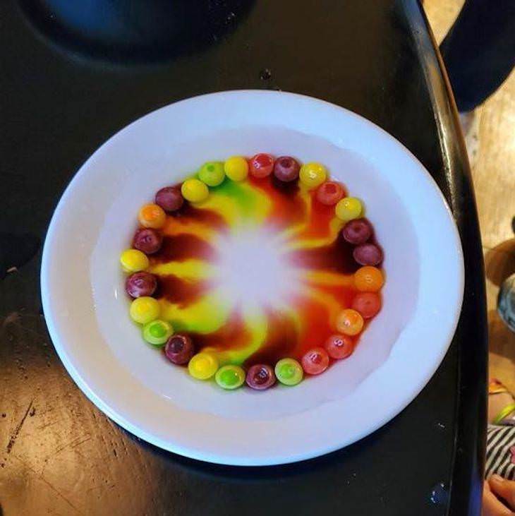 Accidents That Resulted in Unplanned Art Pieces skittles