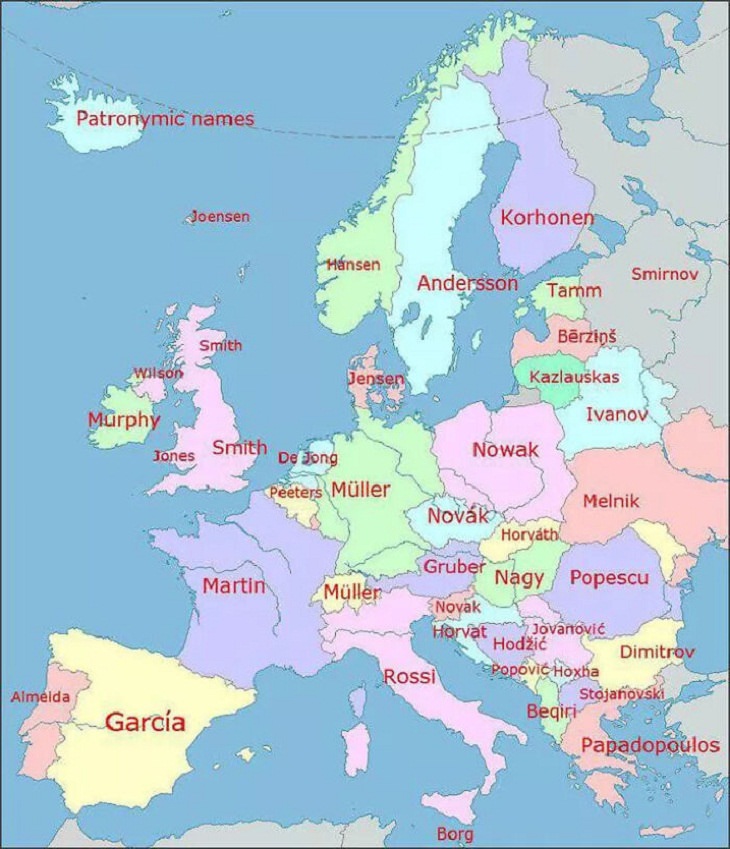 Informative Maps, Europe
