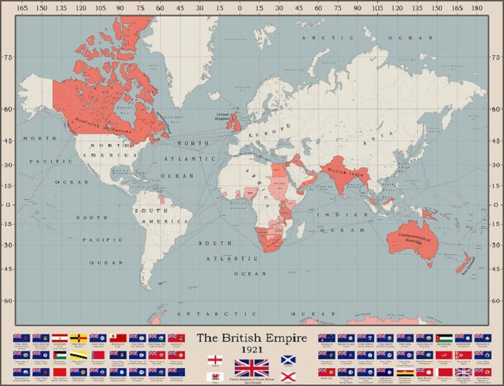 Informative Maps,  British Empire
