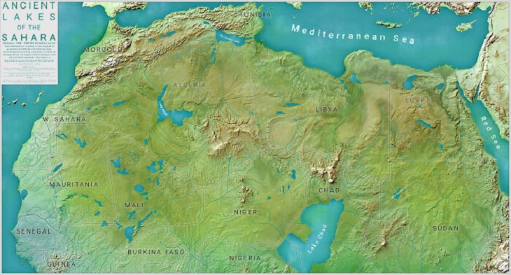 Informative Maps, Sahara
