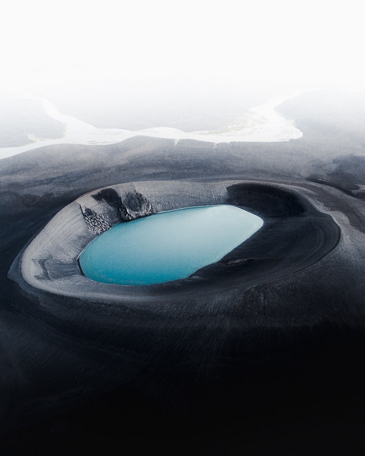 Iceland Aerial Shots, pond