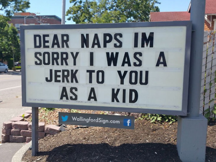 Wallingford Signs dear naps