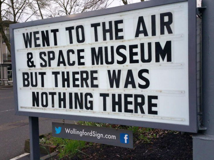 Wallingford Signs air and space museum