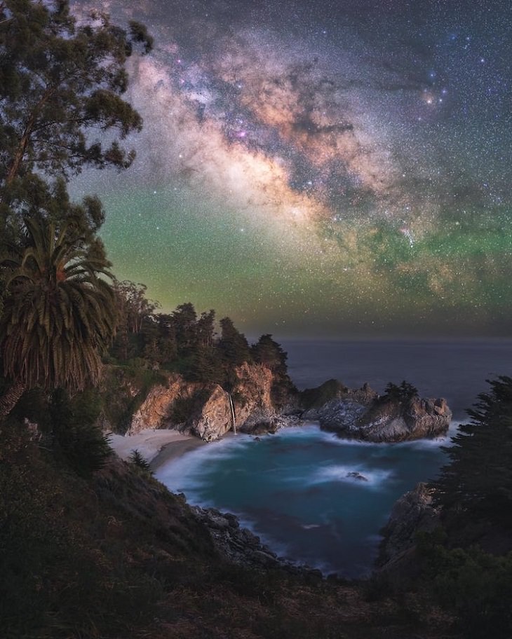  Milky Way Photographs, Bur Sur, California, USA.