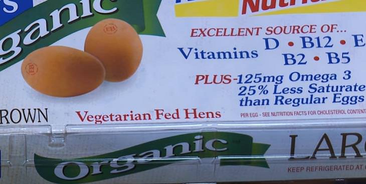 Egg Carton Labels, Vegetarian