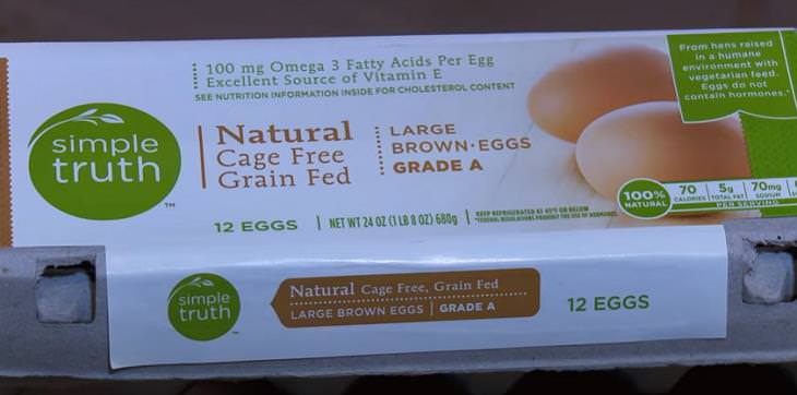 Egg Carton Labels, Cage-Free