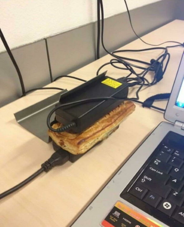 Tech Fails Using chargers to heat up a panini