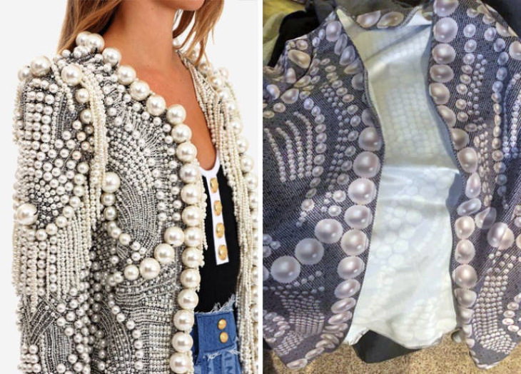 Online Shopping Fails pearl jacket