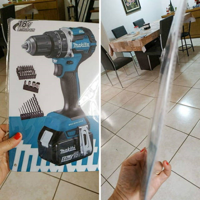 Online Shopping Fails a picture of the drill