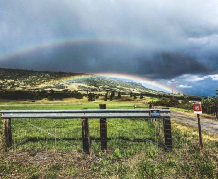 Beauty of Nature, double rainbow 