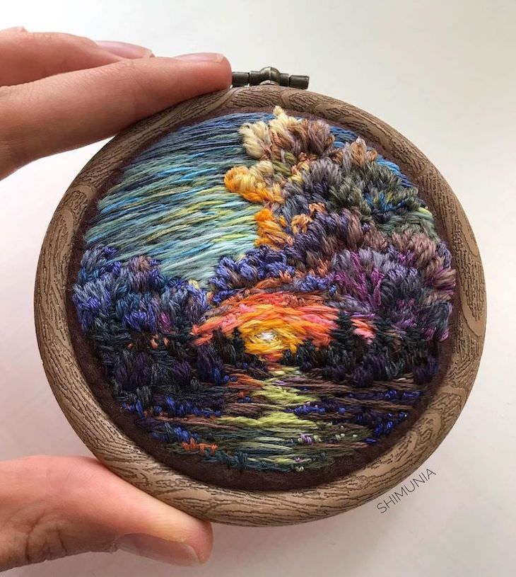 Painting with Needles and Thread: The Evocative Embroidery of Vera Shimunia