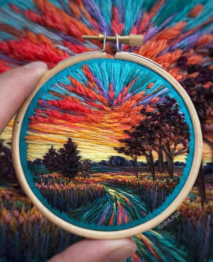 Dreamlike Embroidery Masterpieces by Vera Shimunia
