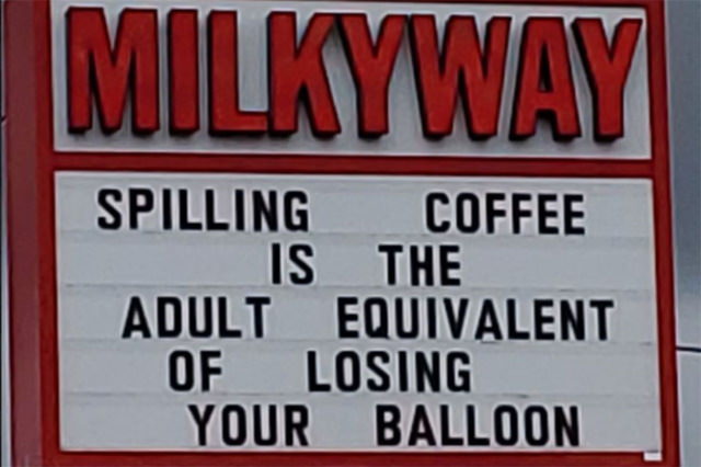 Funny Signs from  Ice Cream Shop coffee