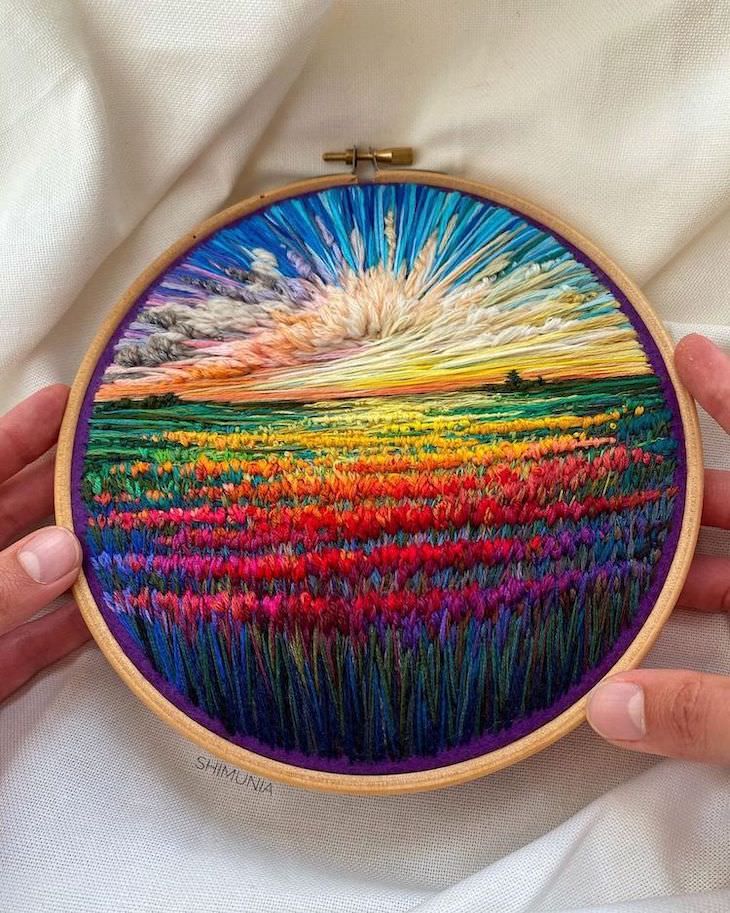 Dreamlike Embroidery Masterpieces by Vera Shimunia