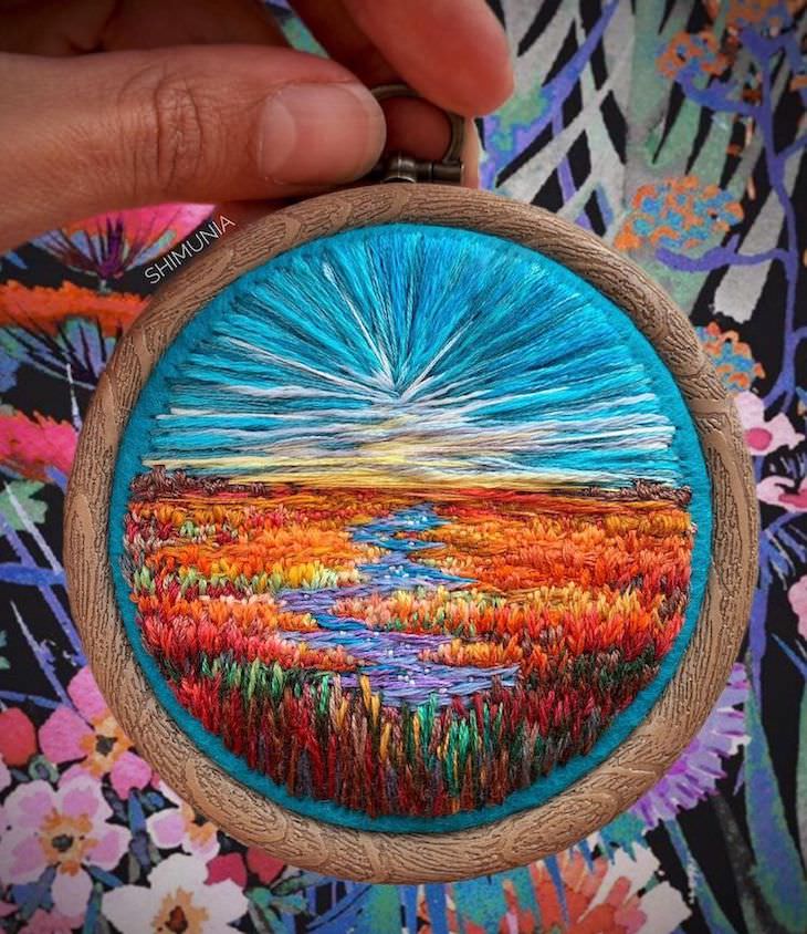 Dreamlike Embroidery Masterpieces by Vera Shimunia