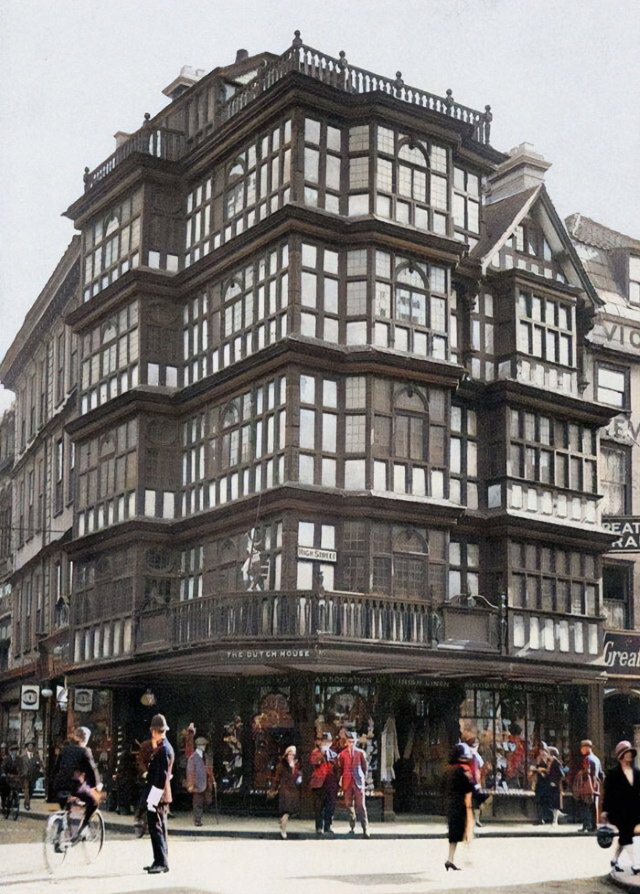 Architectural Masterpieces That No Longer Exist The Old Dutch House in Bristol, England (1676-1940)