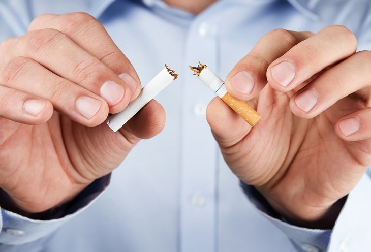 Tips to Help Control Excessive Gas,  Quit smoking 