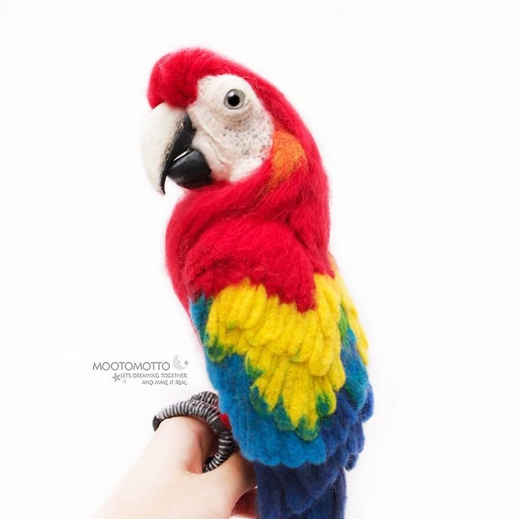Hyper-Realistic Animal Portraits, parrot
