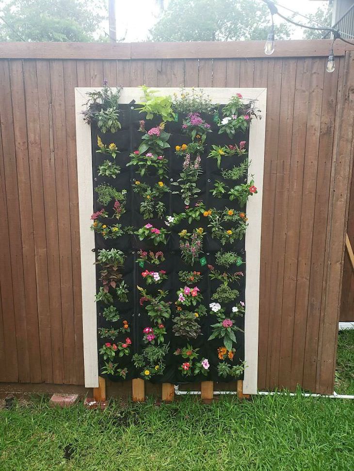 Creative Gardening Ideas and Tricks vertical garden