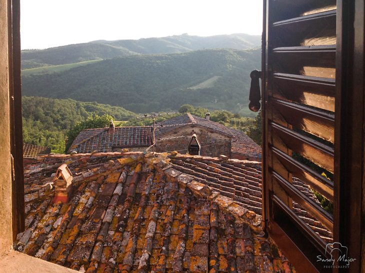 World Framed Through Doors and Windows, Montebenichi, Italy