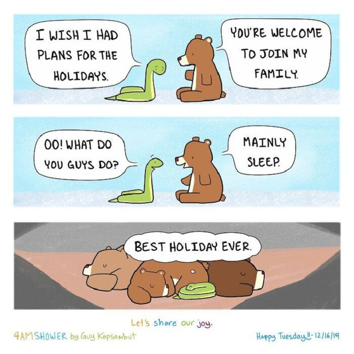 Wholesome Animal Comics, holidays