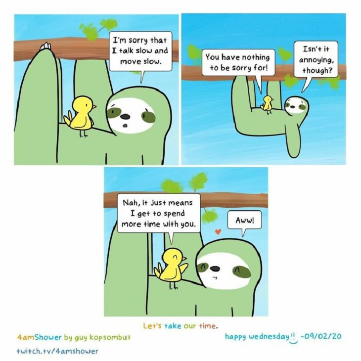 Wholesome Animal Comics, relaxing