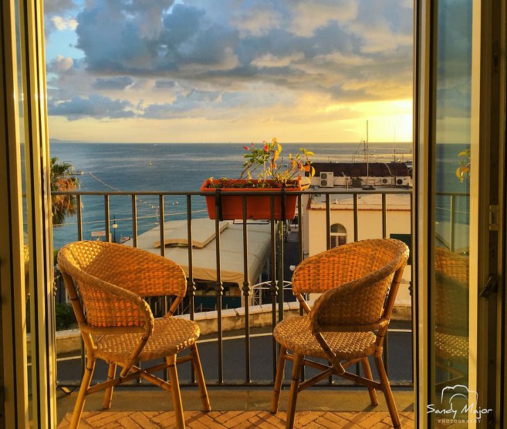 World Framed Through Doors and Windows, Capri, Italy
