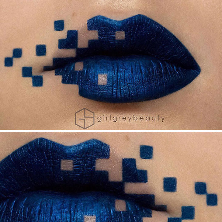Andrea Reed's Stunning Lip Art pixels