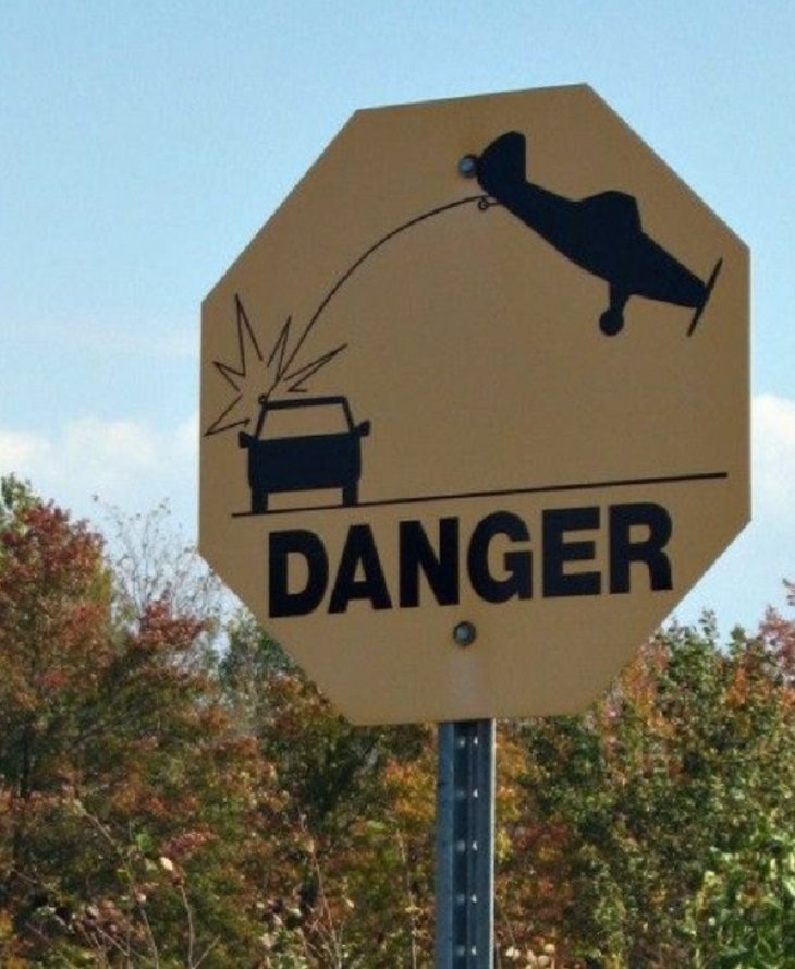 Funny Street Signs,danger