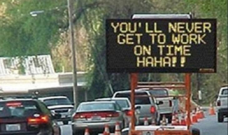 Funny Street Signs, driving 