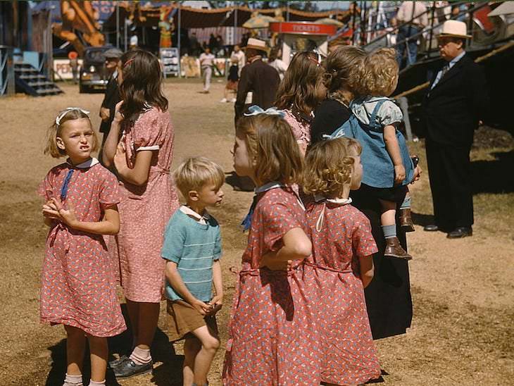 Historic Photos Depicting 1940s US in Vivid Color  Vermont state fair