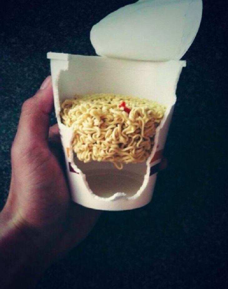 Everyday Items From the Inside, instant noodles